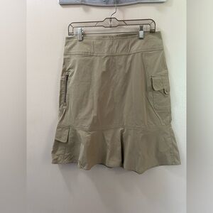 Royal Robbins Khaki Utility skirt size 4
